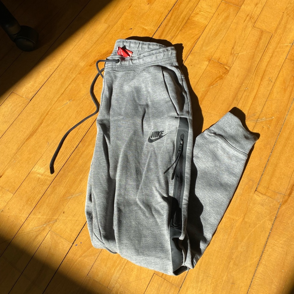 Gray Nike Tech Sweatpants
